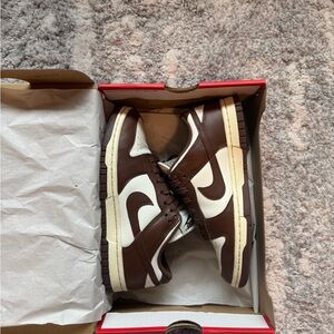 Nike Brown and White Sneakers